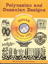 POLYNESIAN AND OCEANIAN DESIGNS - CD Rom & Book