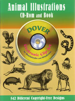 ANIMAL ILLUSTRATIONS - CD Rom & Book