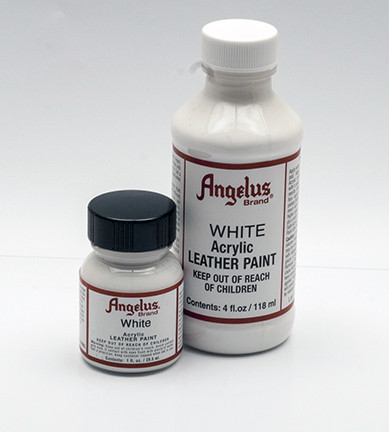 white leather paint