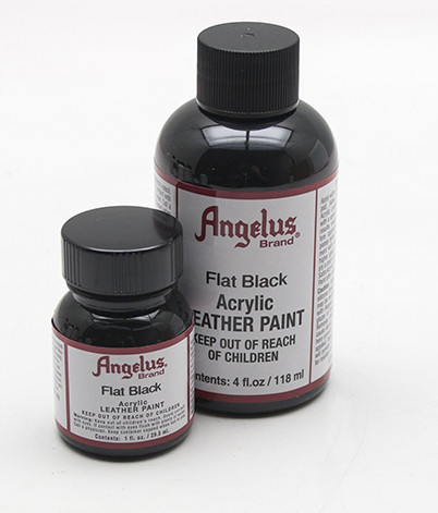 angelus black leather paint